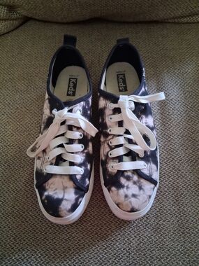 Keds Triple Up Tie Dye Platform Sneakers Size 8